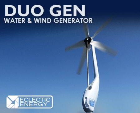 DuoGen Water and Wind Generator